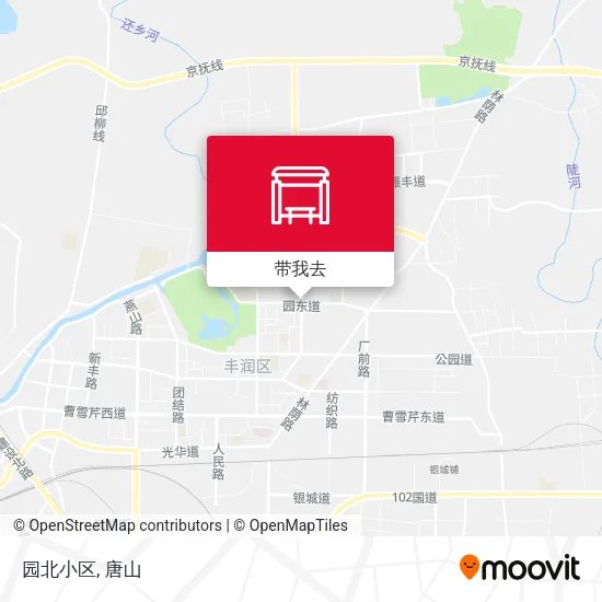 园北小区地图