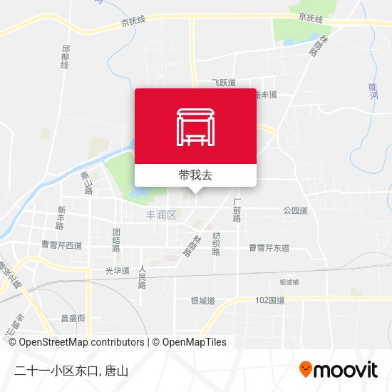 二十一小区东口地图