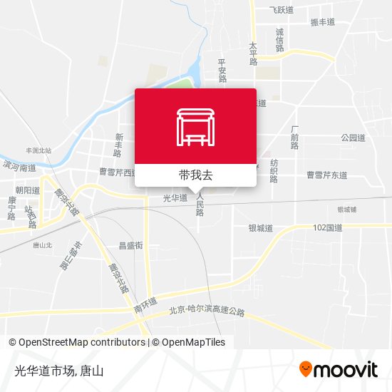 光华道市场地图