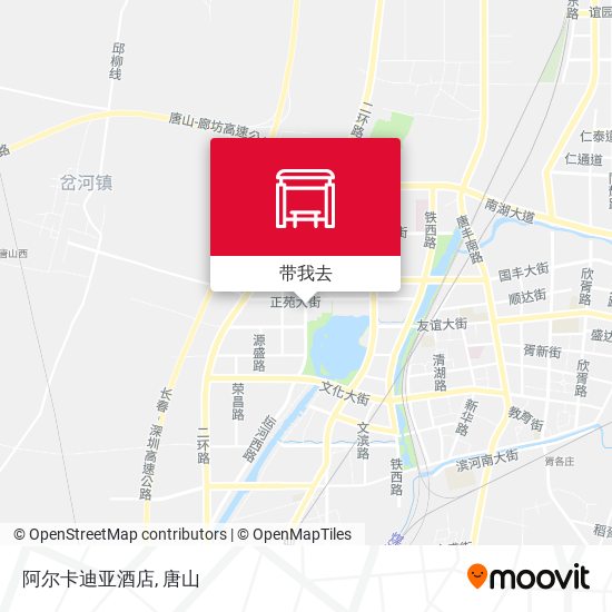 阿尔卡迪亚酒店地图