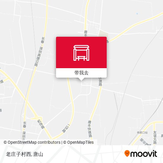 老庄子村西地图