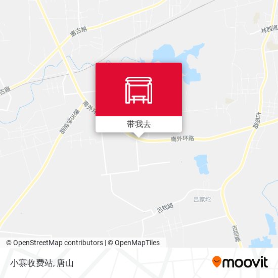 小寨收费站地图