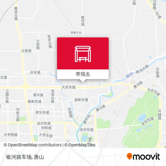 银河路车场地图