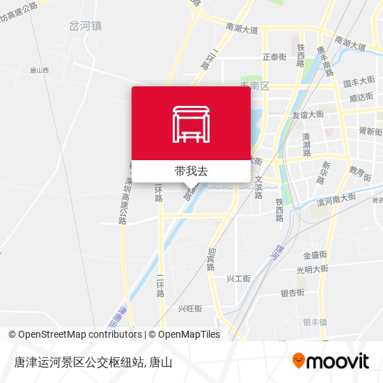 唐津运河景区公交枢纽站地图