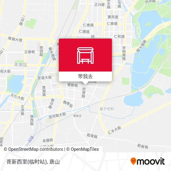胥新西里(临时站)地图