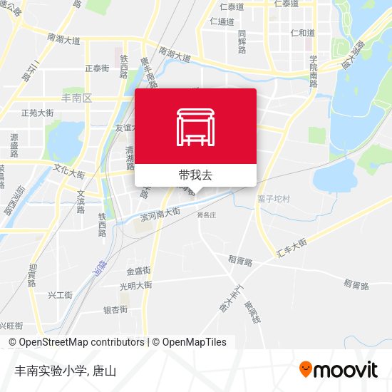 丰南实验小学地图