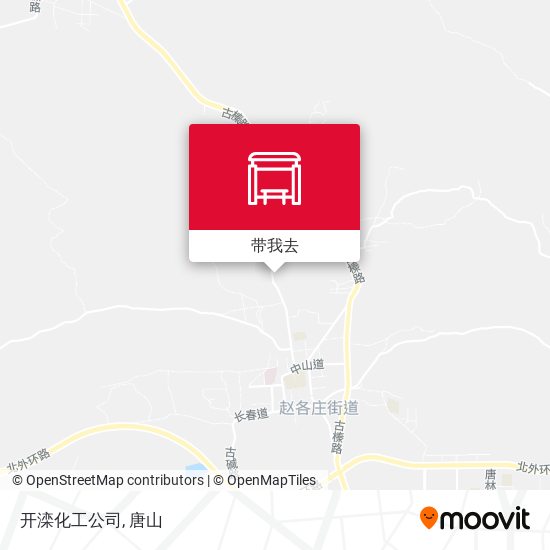 开滦化工公司地图