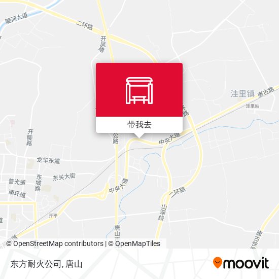 东方耐火公司地图