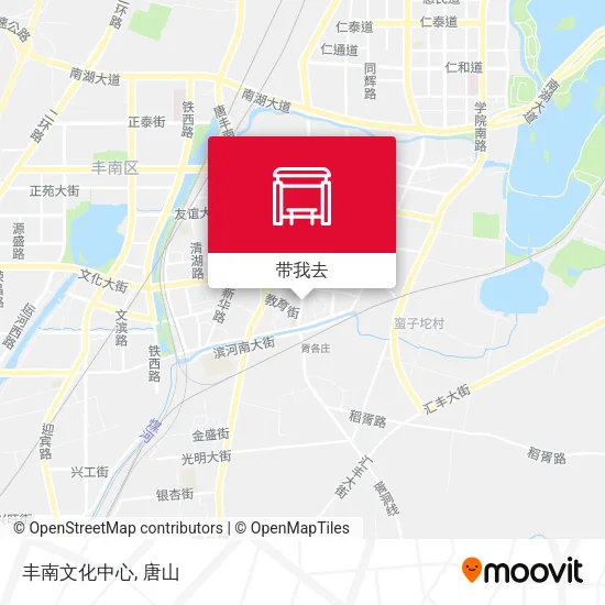 丰南文化中心地图