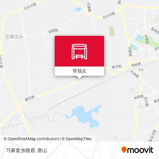 习家套乡政府地图