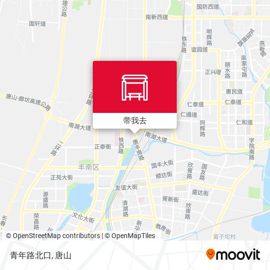 青年路北口地图