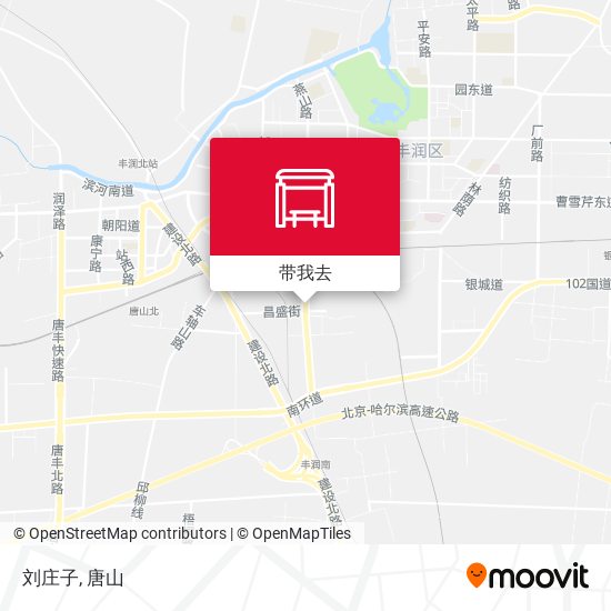 刘庄子地图