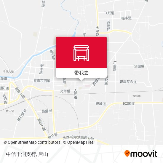 中信丰润支行地图