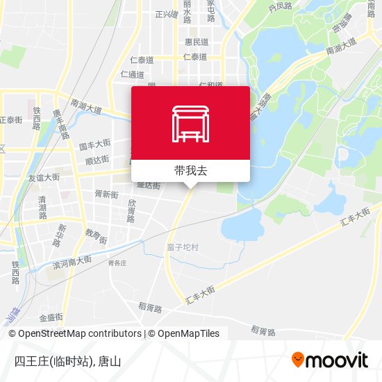 四王庄(临时站)地图