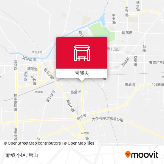 新铁小区地图