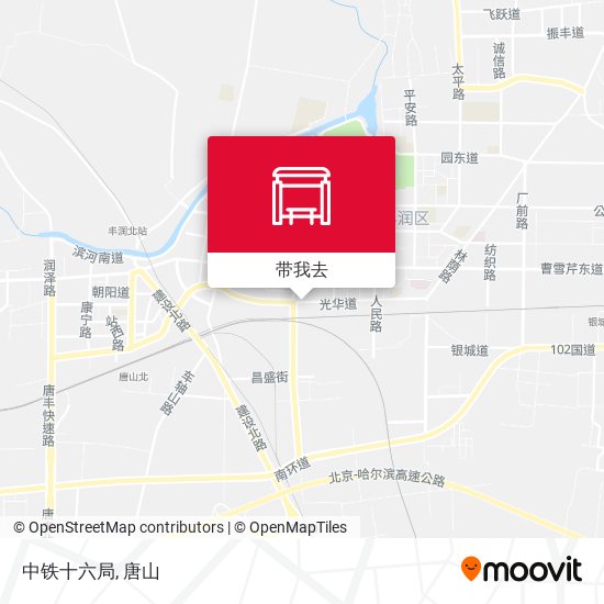 中铁十六局地图