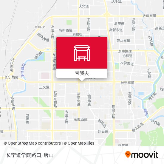 长宁道学院路口地图