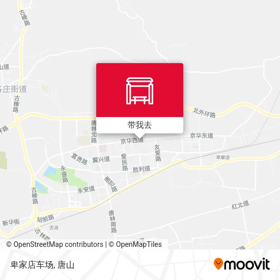 卑家店车场地图