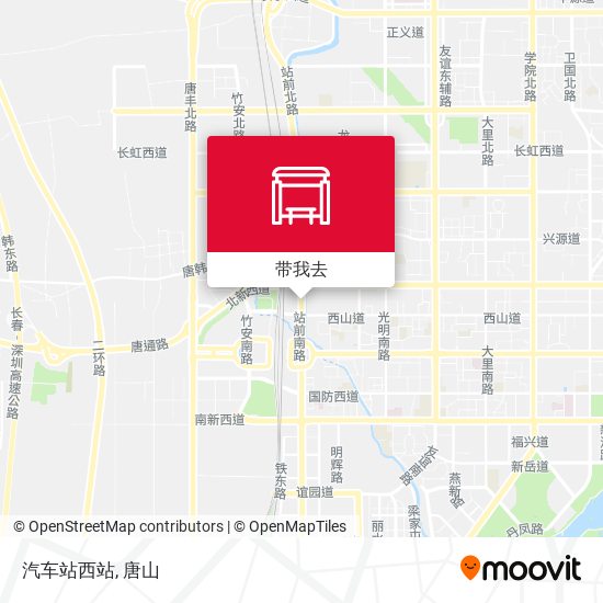 汽车站西站地图