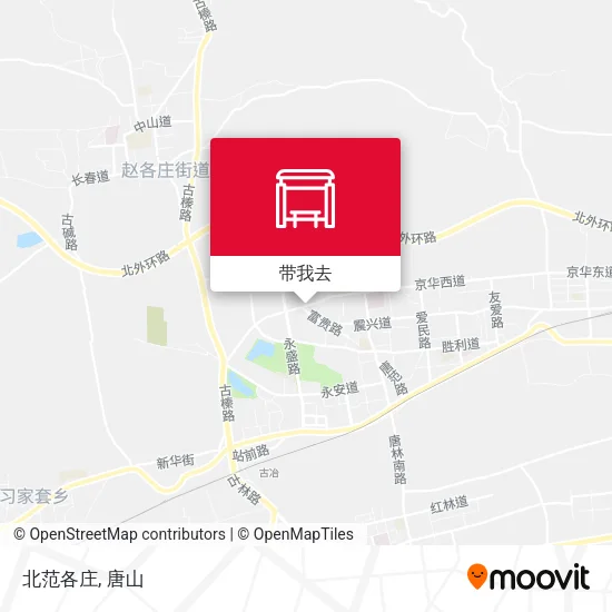 北范各庄地图