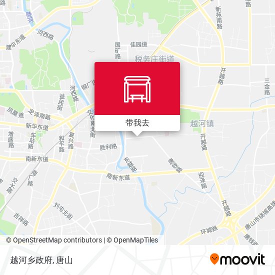 越河乡政府地图