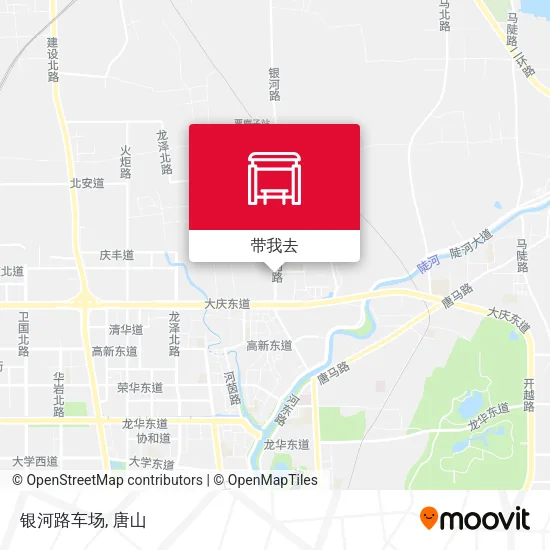 银河路车场地图