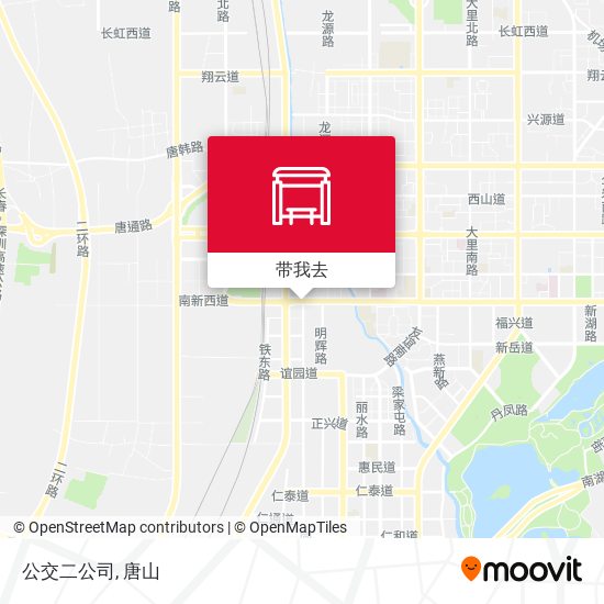 公交二公司地图