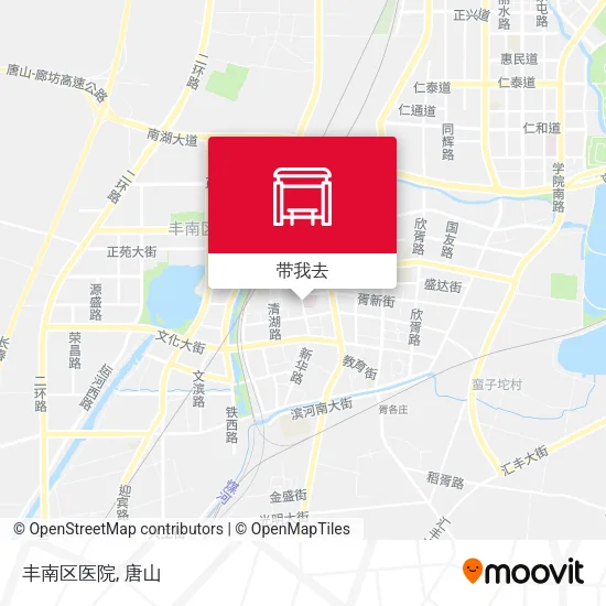 丰南区医院地图