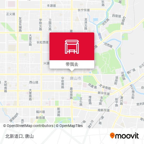 北新道口地图