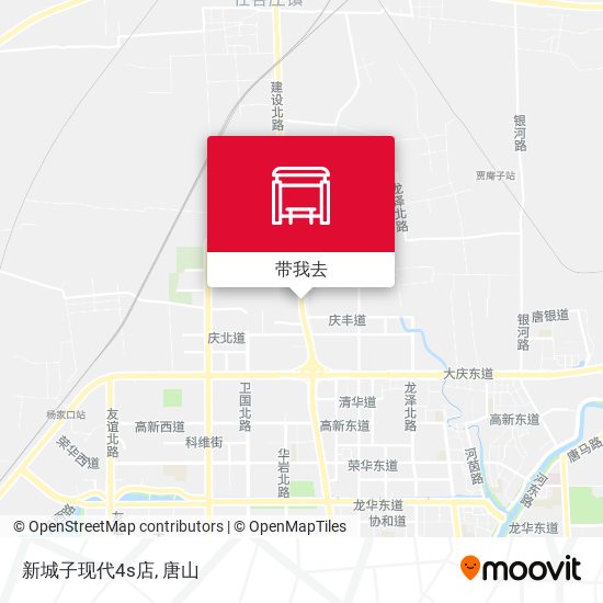 新城子现代4s店地图