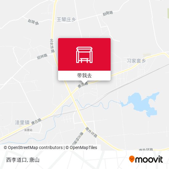 西李道口地图