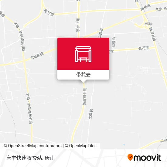 唐丰快速收费站地图