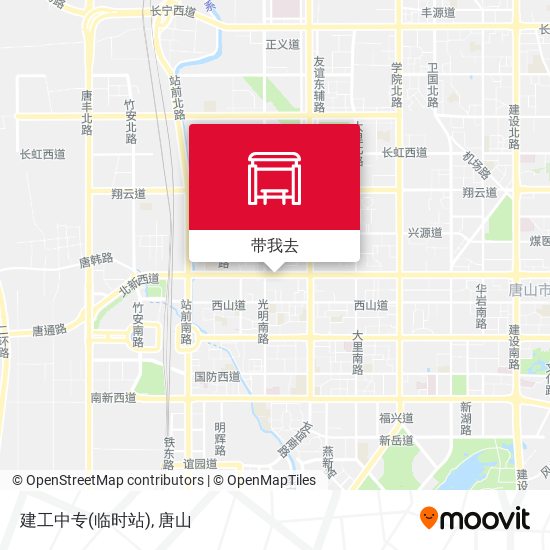 建工中专(临时站)地图