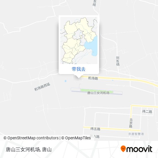 唐山三女河机场地图