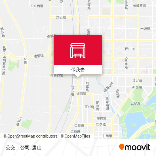 公交二公司地图