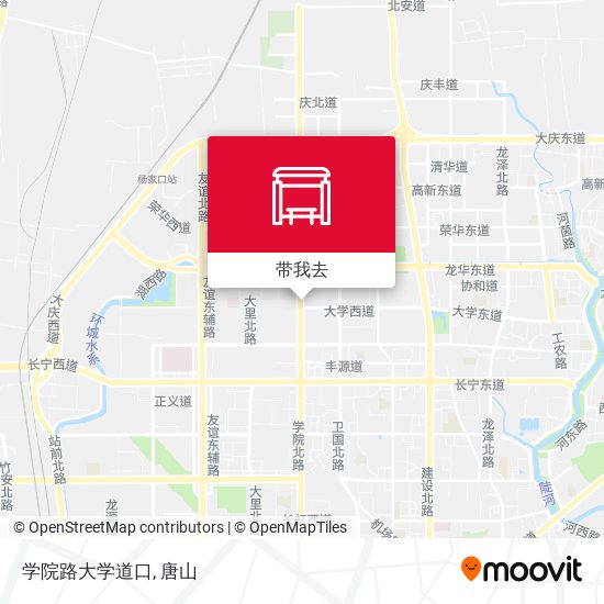 学院路大学道口地图