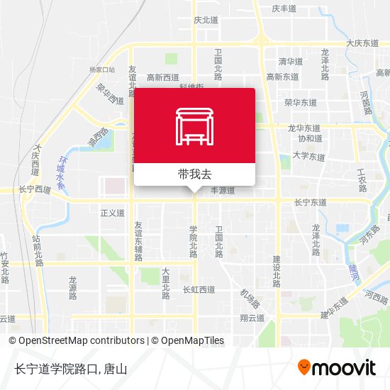 长宁道学院路口地图