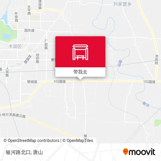 银河路北口地图