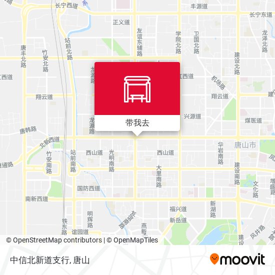 中信北新道支行地图