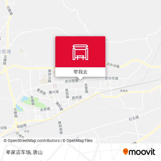 卑家店车场地图