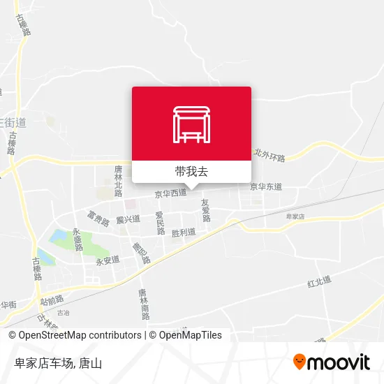 卑家店车场地图