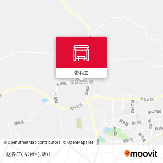 赵各庄(古冶区)地图