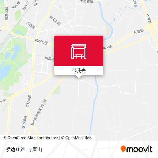 侯边庄路口地图