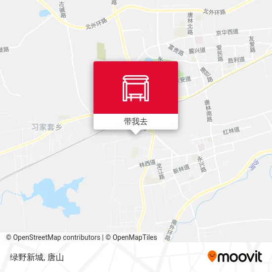 绿野新城地图