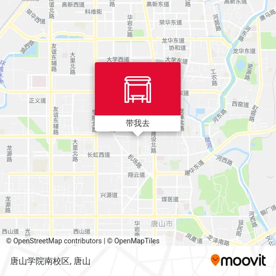 唐山学院南校区地图
