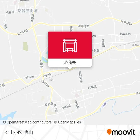金山小区地图