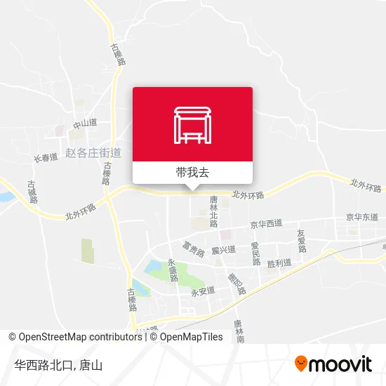 华西路北口地图