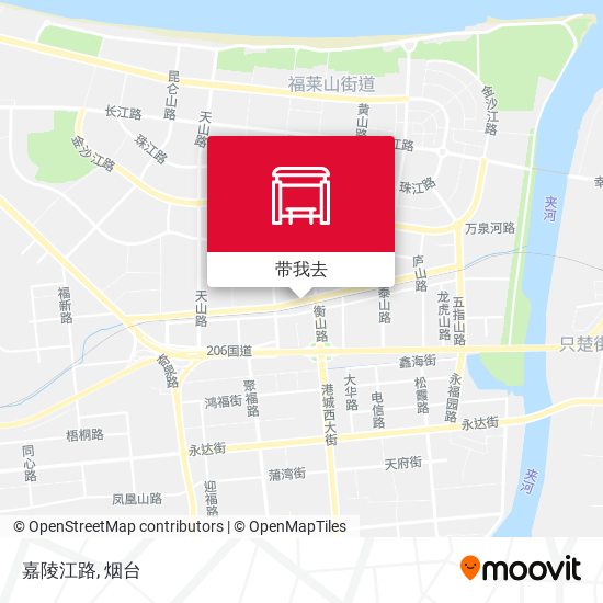 嘉陵江路地图