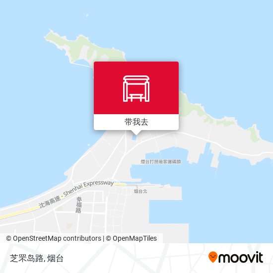 芝罘岛路地图