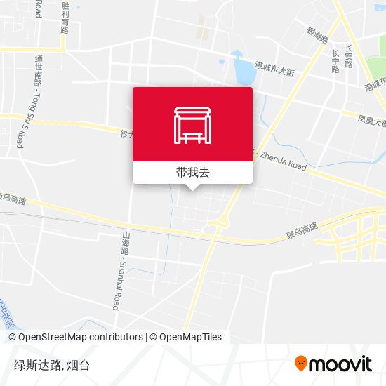 绿斯达路地图